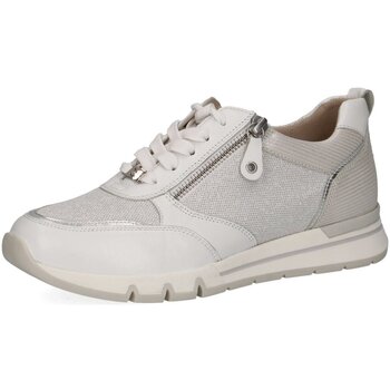 Schuhe Damen Derby-Schuhe & Richelieu Caprice Schnuerschuhe white silver 9-23754-42 191 Beige