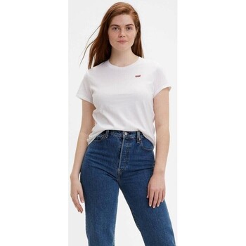 Kleidung Damen T-Shirts & Poloshirts Levi's 39185 0006 PERFECT Weiss