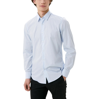 Kleidung Herren Langärmelige Hemden Antony Morato MMSL00628-FA400078 Blau