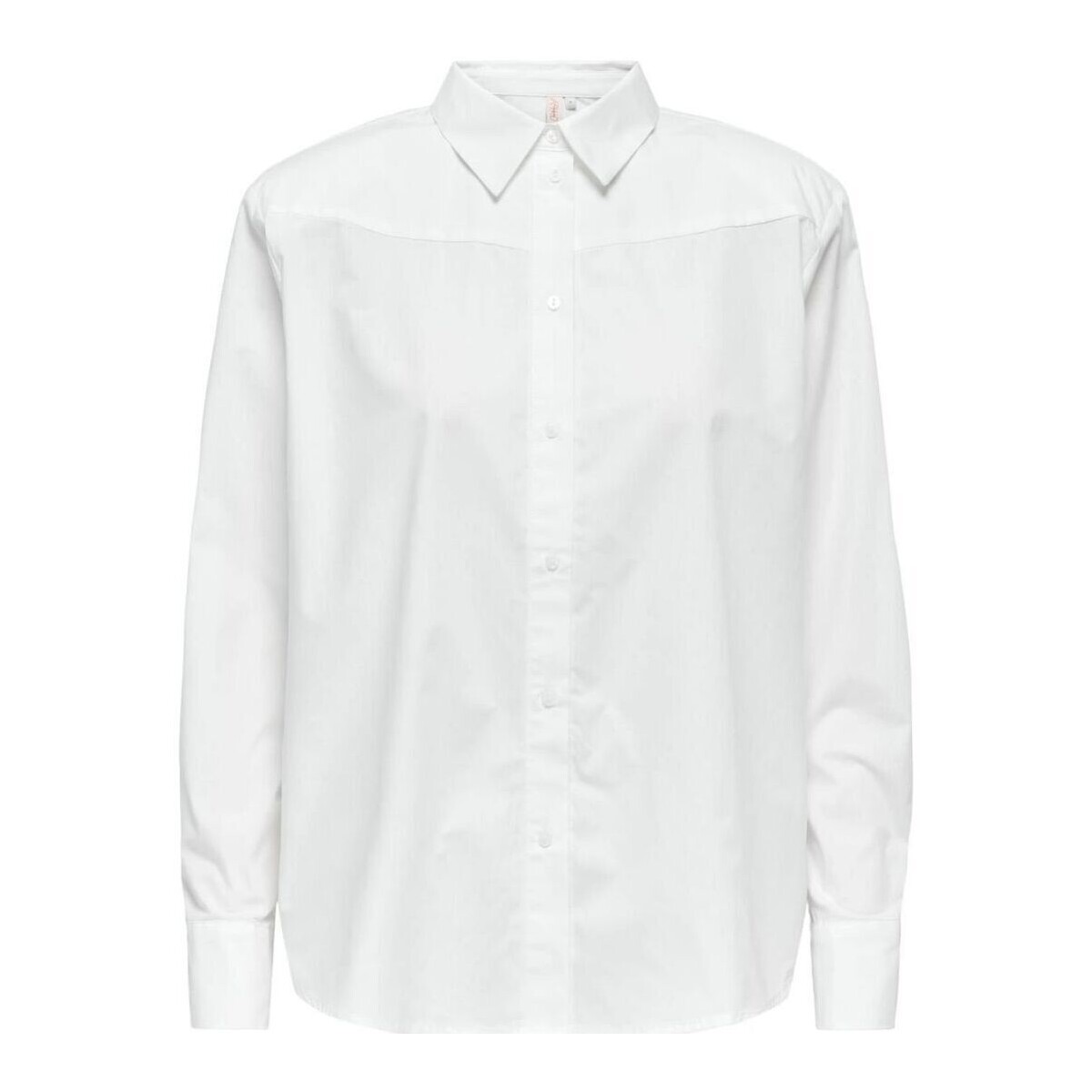Kleidung Damen Hemden Only 15327687 ALEXIS-WHITE Weiss