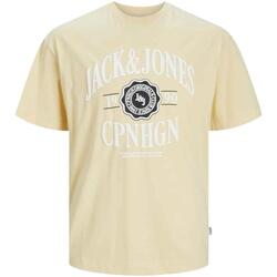 Kleidung Herren T-Shirts Jack & Jones  Gelb