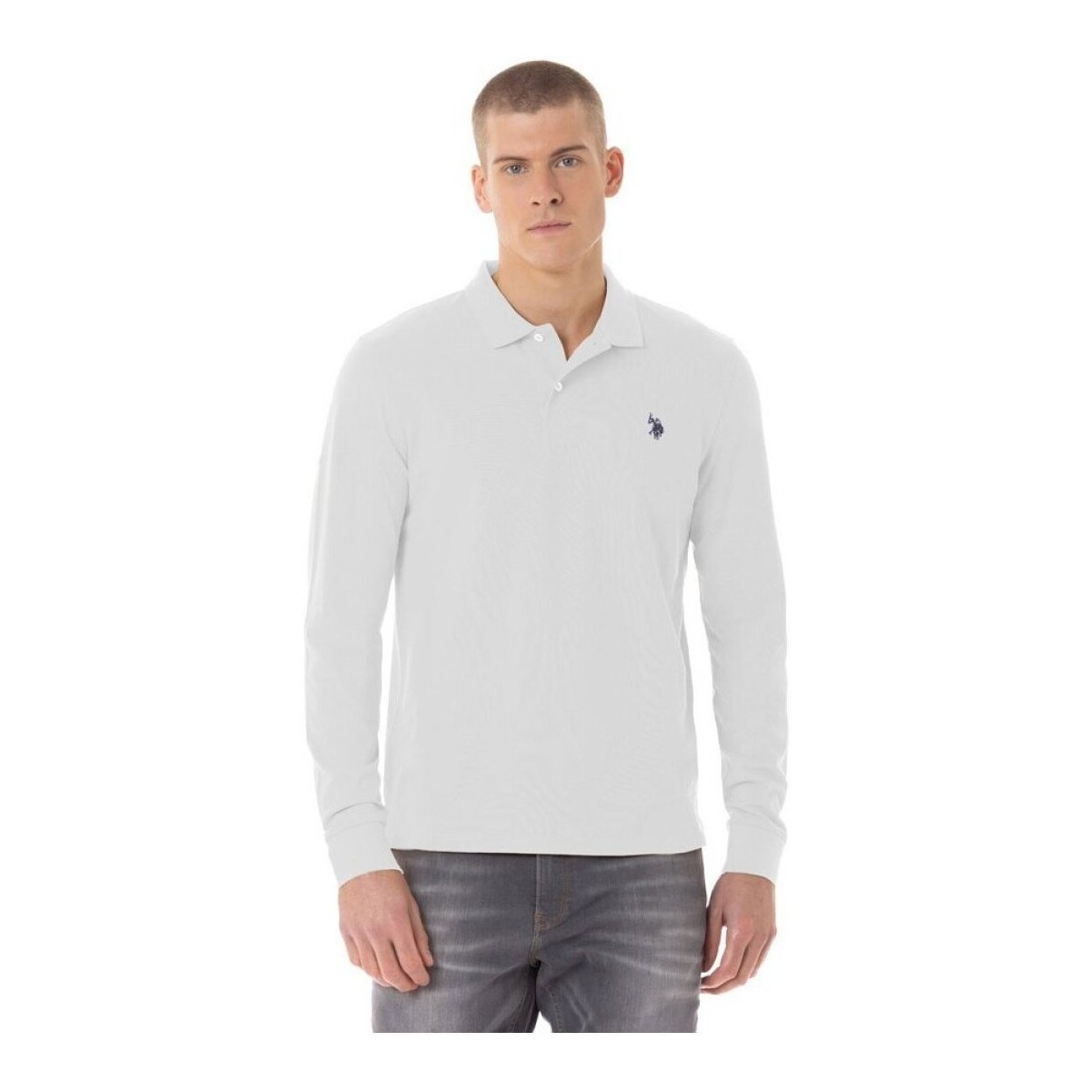 Kleidung Herren T-Shirts & Poloshirts U.S Polo Assn. 66709-101 Weiss