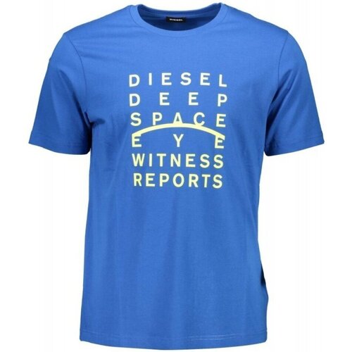 Kleidung Herren T-Shirts Diesel S4EL-T-JUST Blau