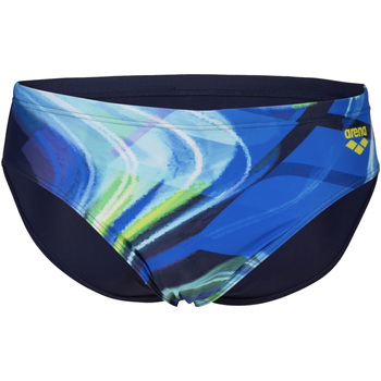 Kleidung Damen Bikini Arena Men's  Visual Waves Swim Briefs Blau