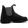 Schuhe Herren Stiefel Blundstone 577 Black Leather Schwarz