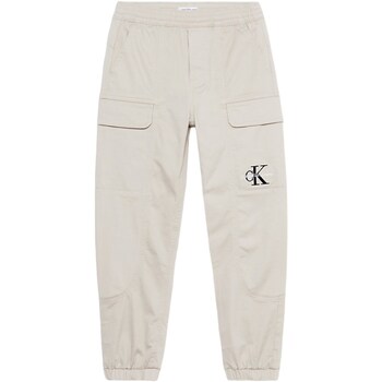 Kleidung Jungen 5-Pocket-Hosen Calvin Klein Jeans IB0IB01675 Beige