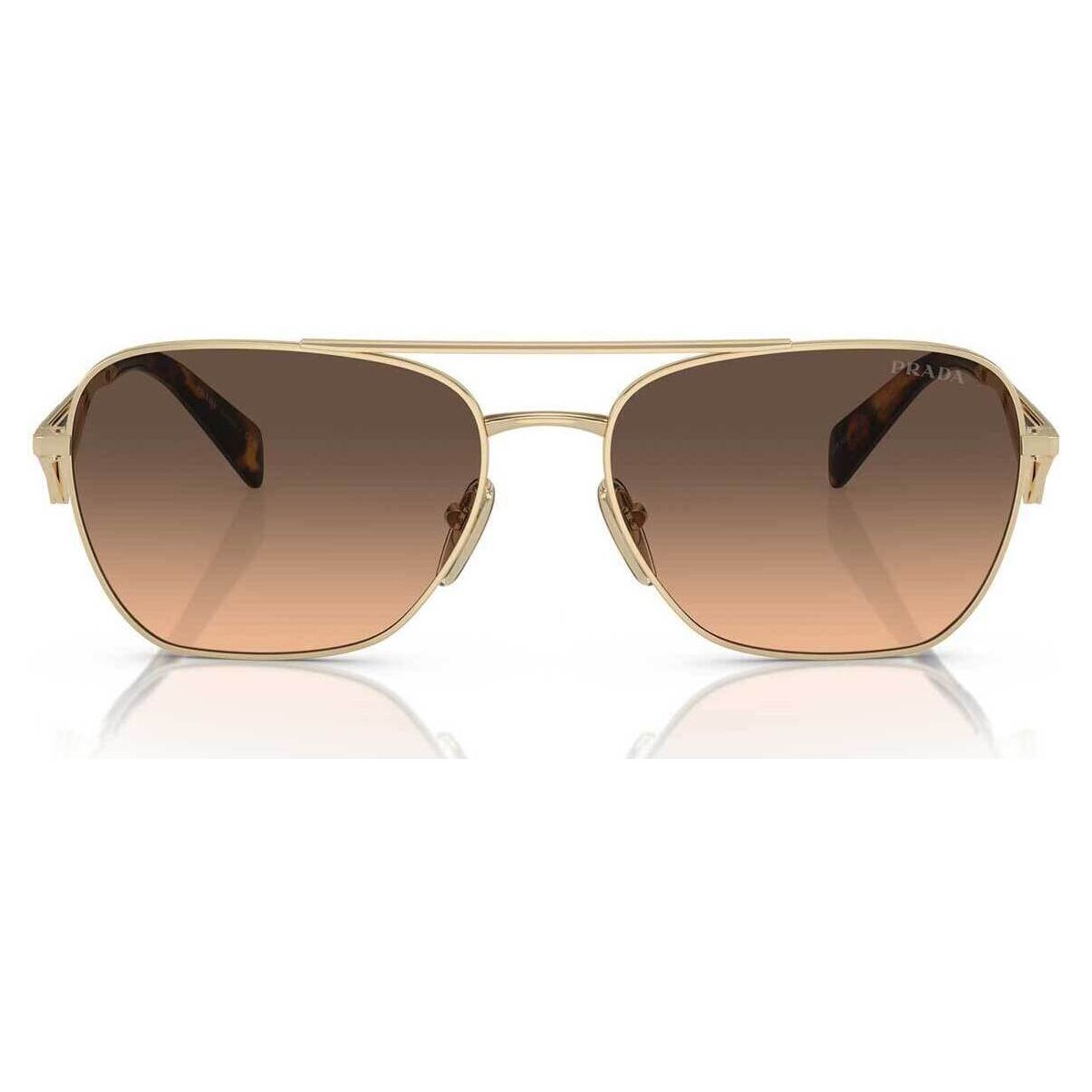 Uhren & Schmuck Sonnenbrillen Prada Sonnenbrille PRA50S ZVN50C Gold