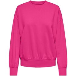 Kleidung Damen Sweatshirts Only 15312085 BELLA NECK-RASPBERRY ROSE Violett