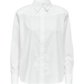 Kleidung Damen Hemden Only 15327687 ALEXIS-WHITE Weiss