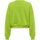 Kleidung Damen Sweatshirts Only 15312086 BELLA SHORT-LIME GREEN Grün