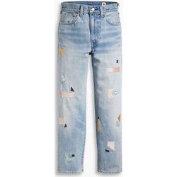 Kleidung Damen Jeans Levi's A5888 0002 - MADE IN JAPAN COLUMN JEANS-MOJ KAMIFUBUKI Blau