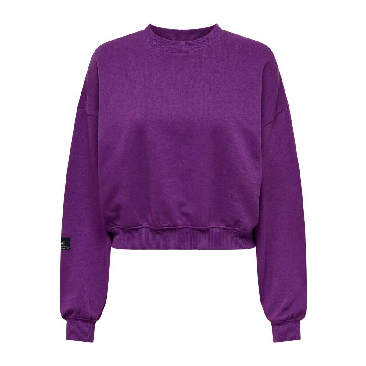 Kleidung Damen Sweatshirts Only 15312086 BELLA SHORT-PURPLE MAGIC Violett