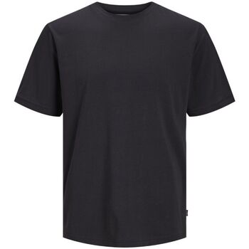 Kleidung Herren T-Shirts & Poloshirts Jack & Jones 12251351 SPENCER-BLACK ONYX Schwarz