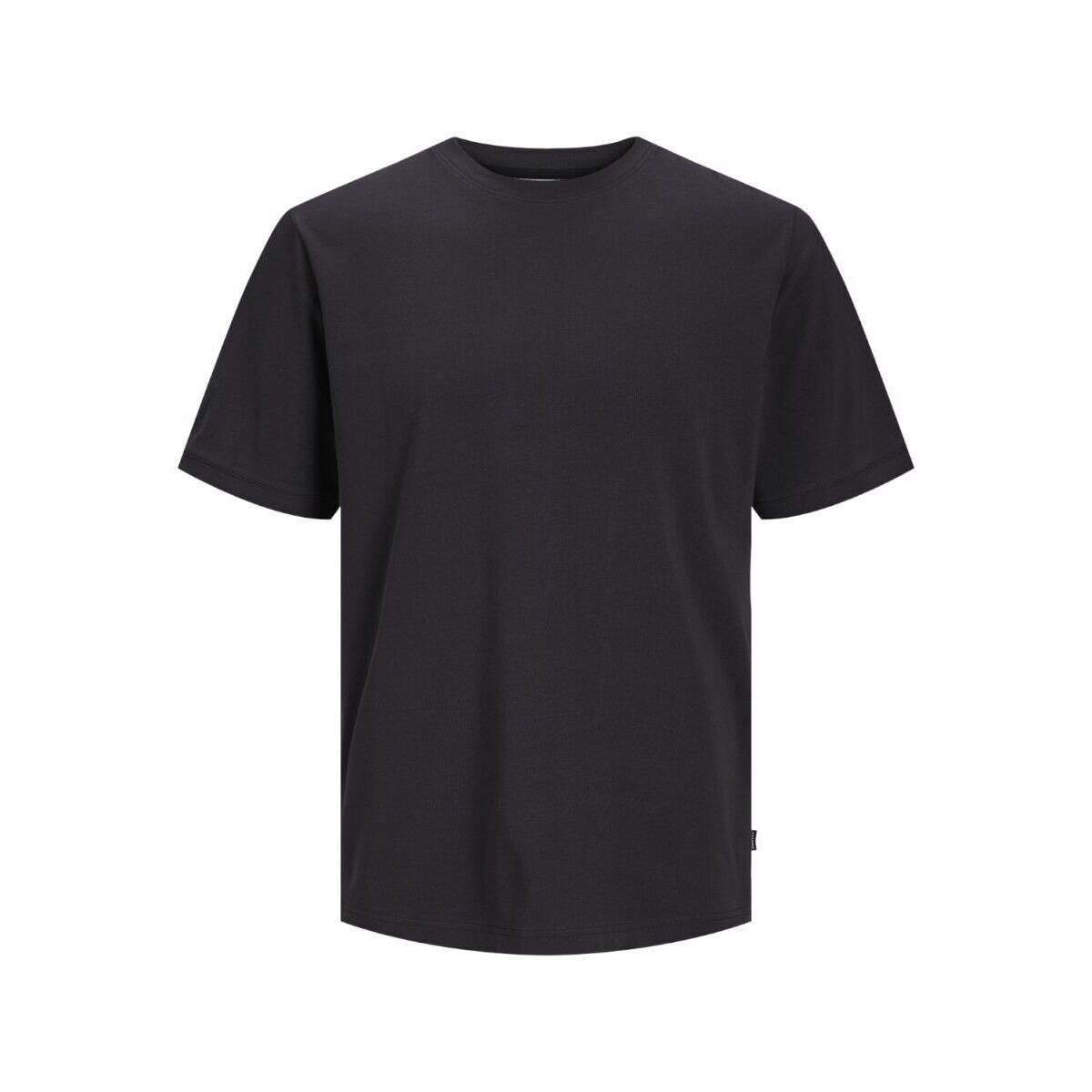 Kleidung Herren T-Shirts & Poloshirts Jack & Jones 12251351 SPENCER-BLACK ONYX Schwarz
