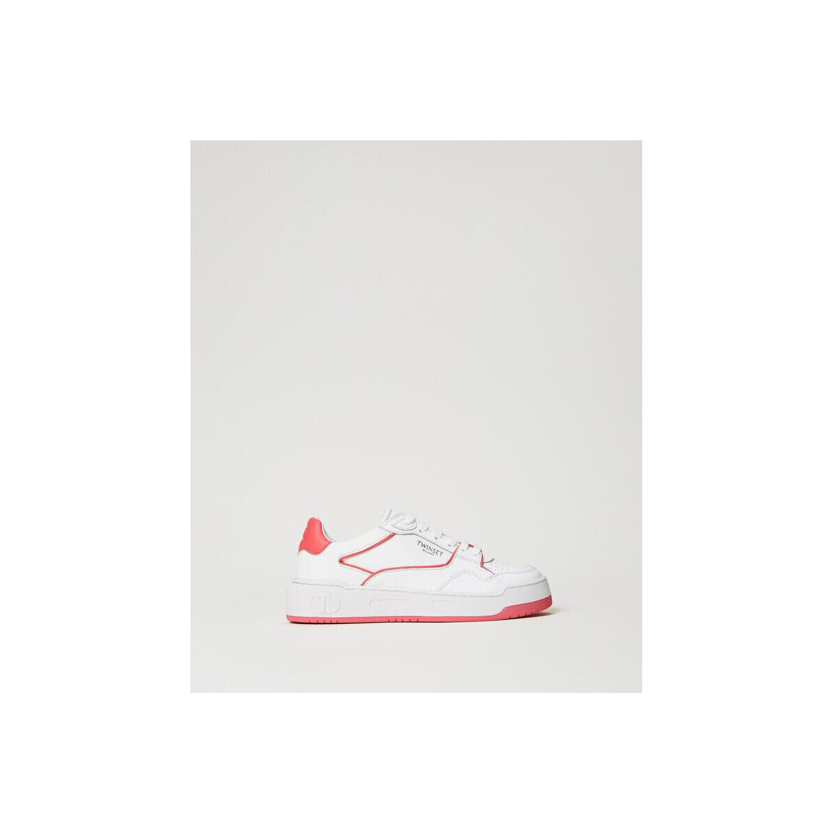 Schuhe Damen Sneaker Low Twin Set SNEAKERS CON PROFILI A CONTRASTO Art. 231TCP080 