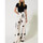Kleidung Damen 3/4 & 7/8 Jeans Twin Set PANTALONE A PALAZZO IN CREPE A FIORI Art. 241TP2606 