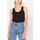 Kleidung Damen 3/4 & 7/8 Jeans Twin Set TOP NERO CON PIZZO Art. 211TT2465 