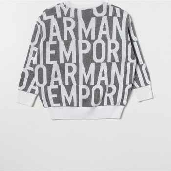 Armani jeans EMPORIO ARMANI MAGLIA CON LETTERING ALL OVER Art. 6L4M59 
