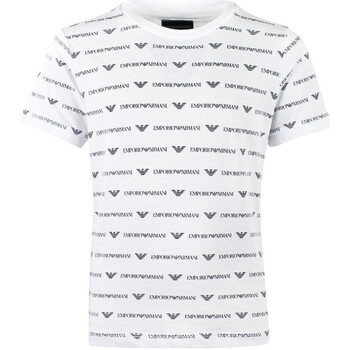 Emporio Armani T-Shirt Stampa Logo All Over 3G4T69 