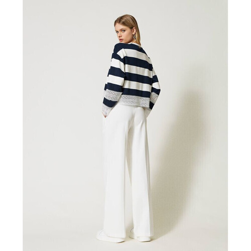 Twin Set PANTALONI WIDE LEG CON FIBBIA OVAL T Art. 231TP2371 