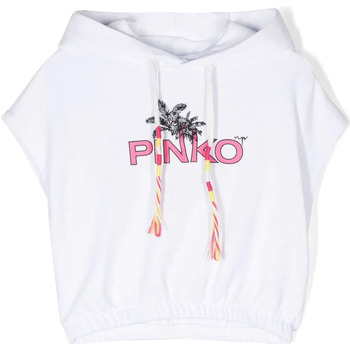 Kleidung Damen Sweatshirts Pinko PINKO UP FELPA CROPPED CON STAMPA Art. 033691 