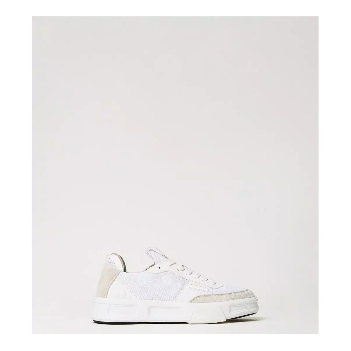 Schuhe Damen Sneaker Low Twin Set SNEAKERS FESSURA CON INSERTI A CONTRASTO Art. 241TCP210 
