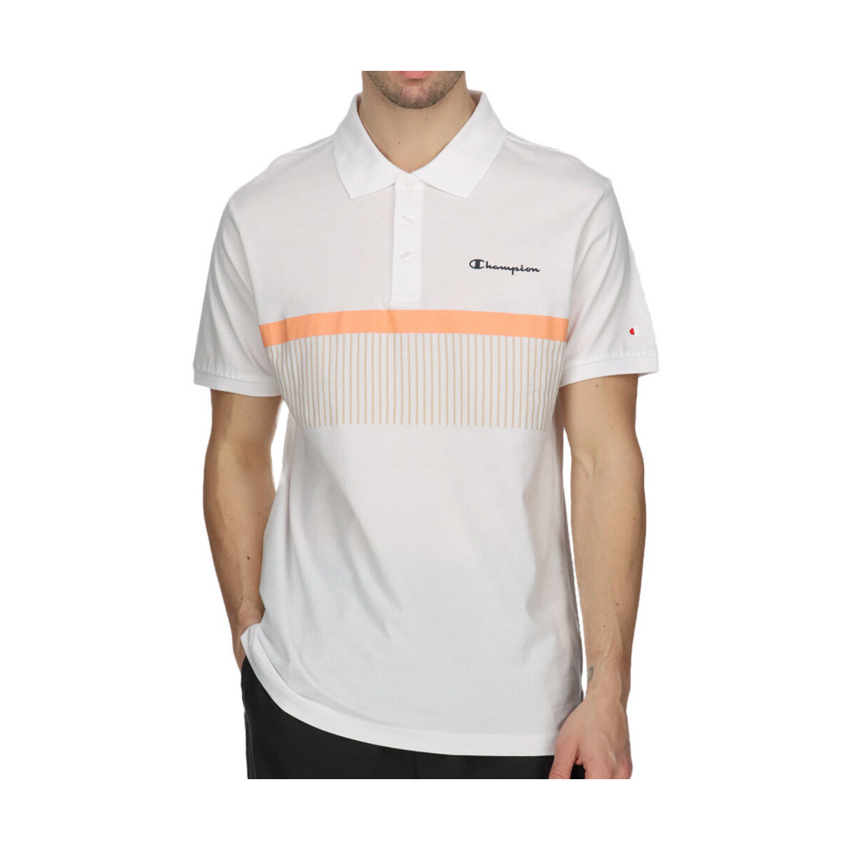 Kleidung Herren T-Shirts & Poloshirts Champion 219511-WW001 Weiss