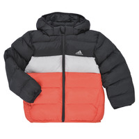 Kleidung Jungen Daunenjacken Adidas Sportswear Synthetic Down Jacket Schwarz / Rot / Weiss