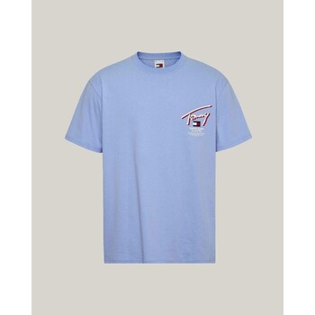 Kleidung Herren T-Shirts Tommy Hilfiger DM0DM18574C3S Blau