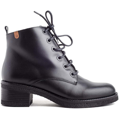 Schuhe Damen Low Boots Valeria's 9551 Schwarz