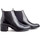 Schuhe Damen Low Boots Funchal 39007 Schwarz