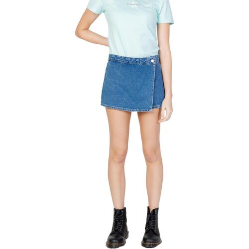 Kleidung Damen Shorts / Bermudas Calvin Klein Jeans J20J223300 Blau