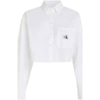 Kleidung Damen T-Shirts & Poloshirts Calvin Klein Jeans  Weiss