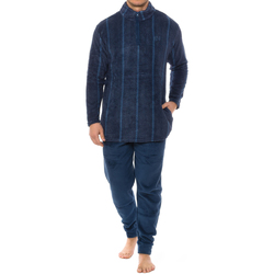 Kleidung Herren Pyjamas/ Nachthemden Kisses&Love 41989-AZUL Blau