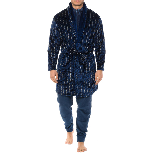 Kleidung Herren Pyjamas/ Nachthemden Kisses&Love 42104-UNICO Blau