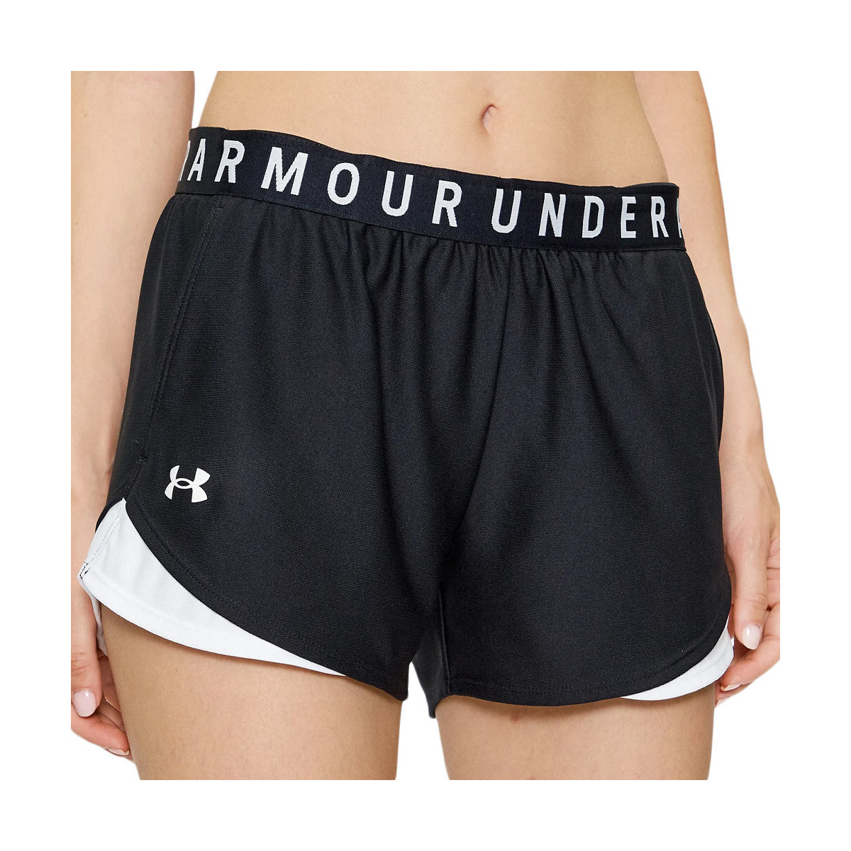Kleidung Damen Shorts / Bermudas Under Armour 1344552-002 Schwarz