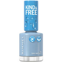 Beauty Damen Nagellack Rimmel London Kind & Free Nail Polish 152-tidal Wave Blue 