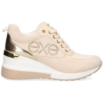 Schuhe Damen Sneaker Exé Shoes 3421EX06 Beige