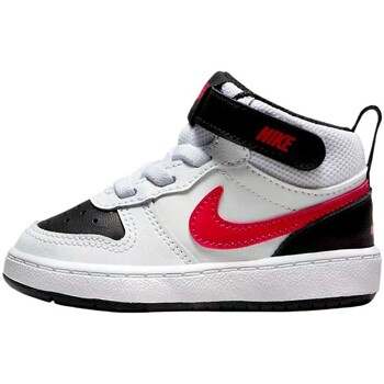 Schuhe Kinder Stiefel Nike NIOS  COURT BOROUGH MID 2 CD7784 Weiss