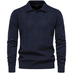 Kleidung Herren Pullover Atom Y842 Blau