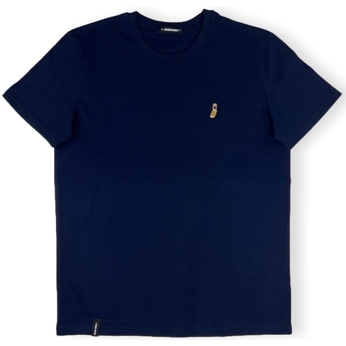 Kleidung Herren T-Shirts & Poloshirts Organic Monkey T-Shirt Flip Phone - Navy Blau