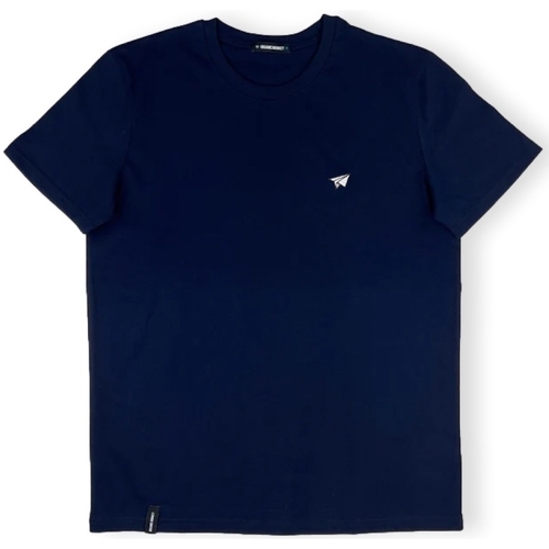 Kleidung Herren T-Shirts & Poloshirts Organic Monkey T-Shirt Paper Plane - Navy Blau