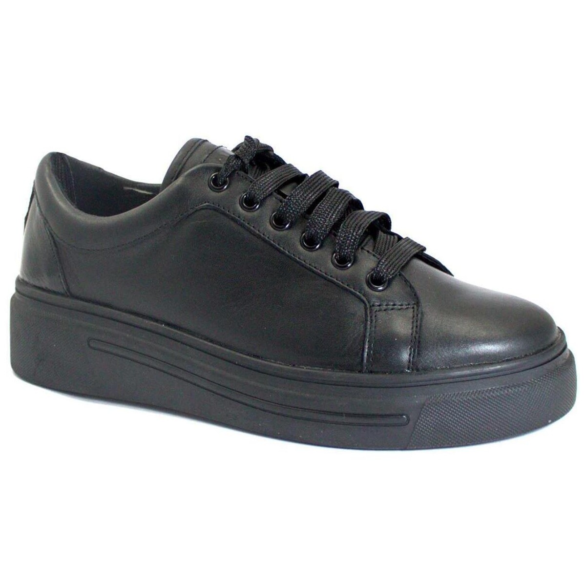 Schuhe Damen Sneaker Low Melluso MEL-RRR-K55474-NE Schwarz
