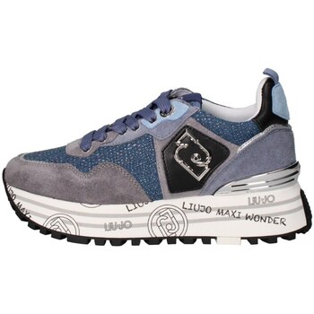Schuhe Damen Sneaker Low Liu Jo Maxi Wonder 00737 Blau