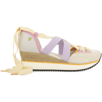 Schuhe Damen Leinen-Pantoletten mit gefloch Gioseppo SAMOBOR Violett