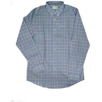 Kleidung Herren Langärmelige Hemden Lacoste CH6045 Blau