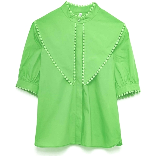 Kleidung Damen Hemden Lumina L3112 Grün