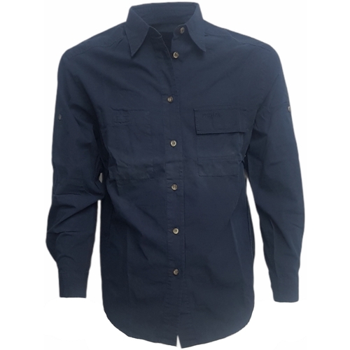 Kleidung Herren Langärmelige Hemden Tecnica 4140650 Blau
