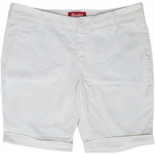 Kleidung Damen Shorts / Bermudas Playlife 4P9TE938 Weiss