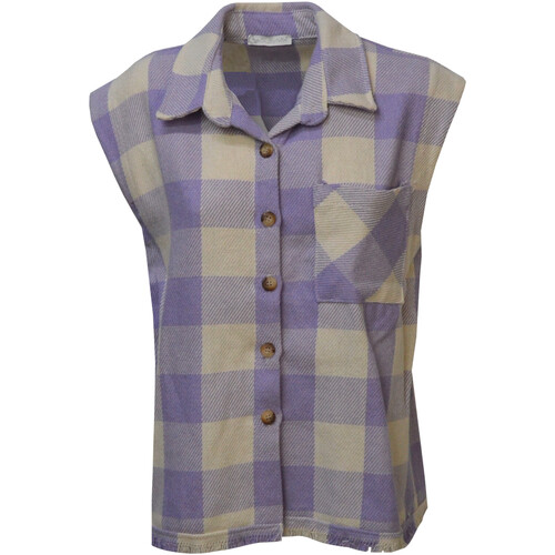Kleidung Damen Hemden Susymix LU43213 Violett